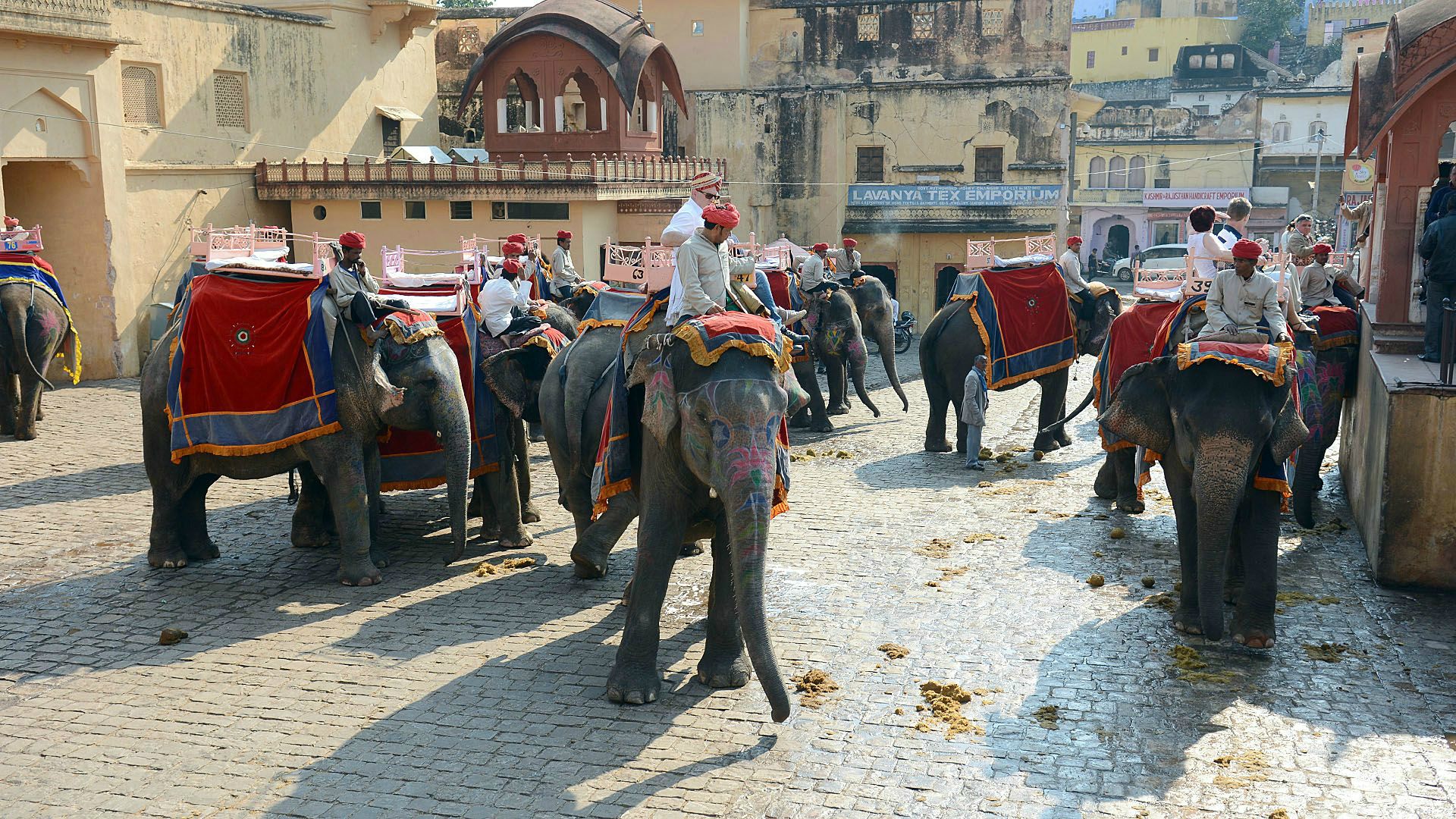 Amber Fort - kompleks budowli obronnych i pałacowych